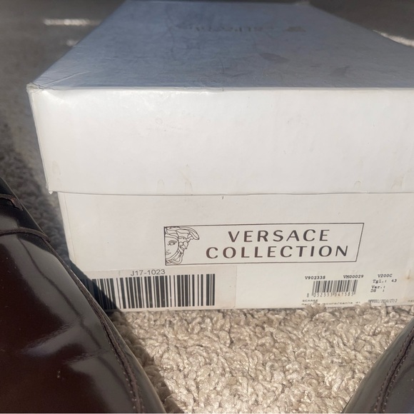 Versace Collection Dark Brown Men\'s Loafers main image 7